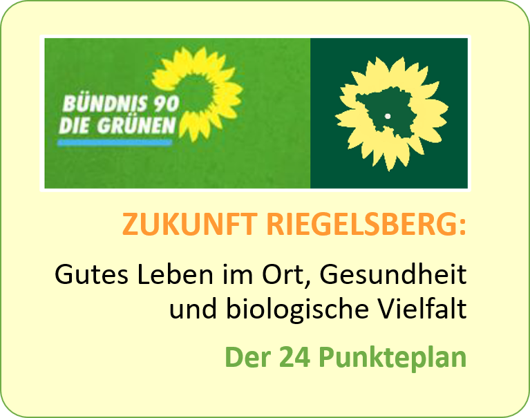 Unser Grüner 24 Punkteplan für Riegelsberg